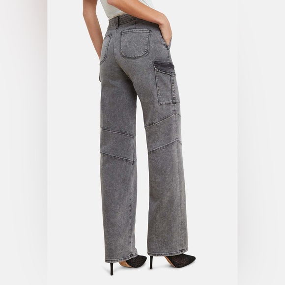 L'AGENCE NWOT Brooklyn High-Rise Utility Wide Leg Jeans - Picture 3 of 9